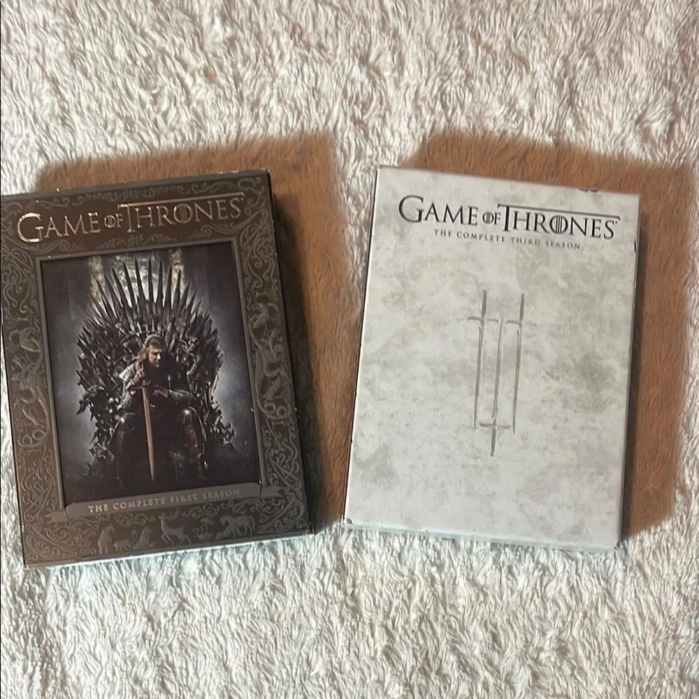 Game of thrones DVDs seasons 1 and 3
